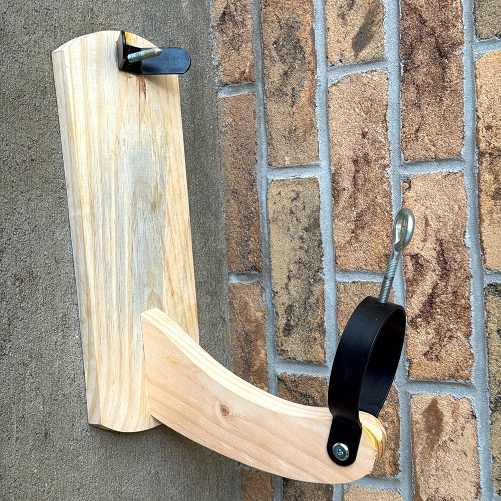 Gondola style jamón prosciutto holder - beautiful wood. New. Ham not included.